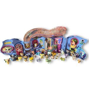 Littlest Pet Shop Lps 2004 Little Lovin Pet Playhouse Playset Lot W/39 Pets